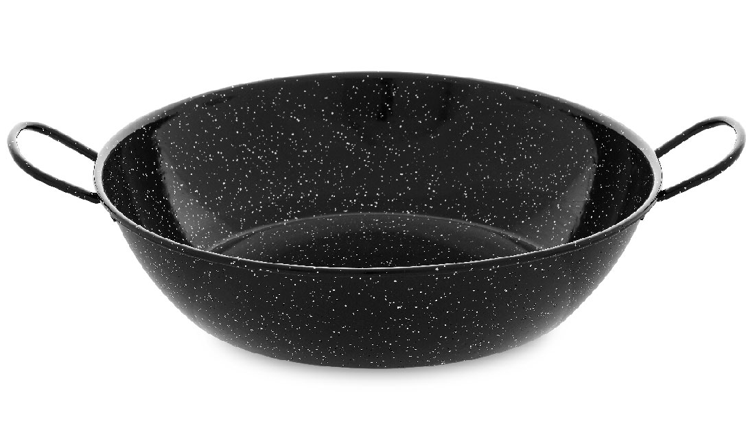 Enamelled deep frying pan PAELLAS LA VALENCIANA Customer Cooking